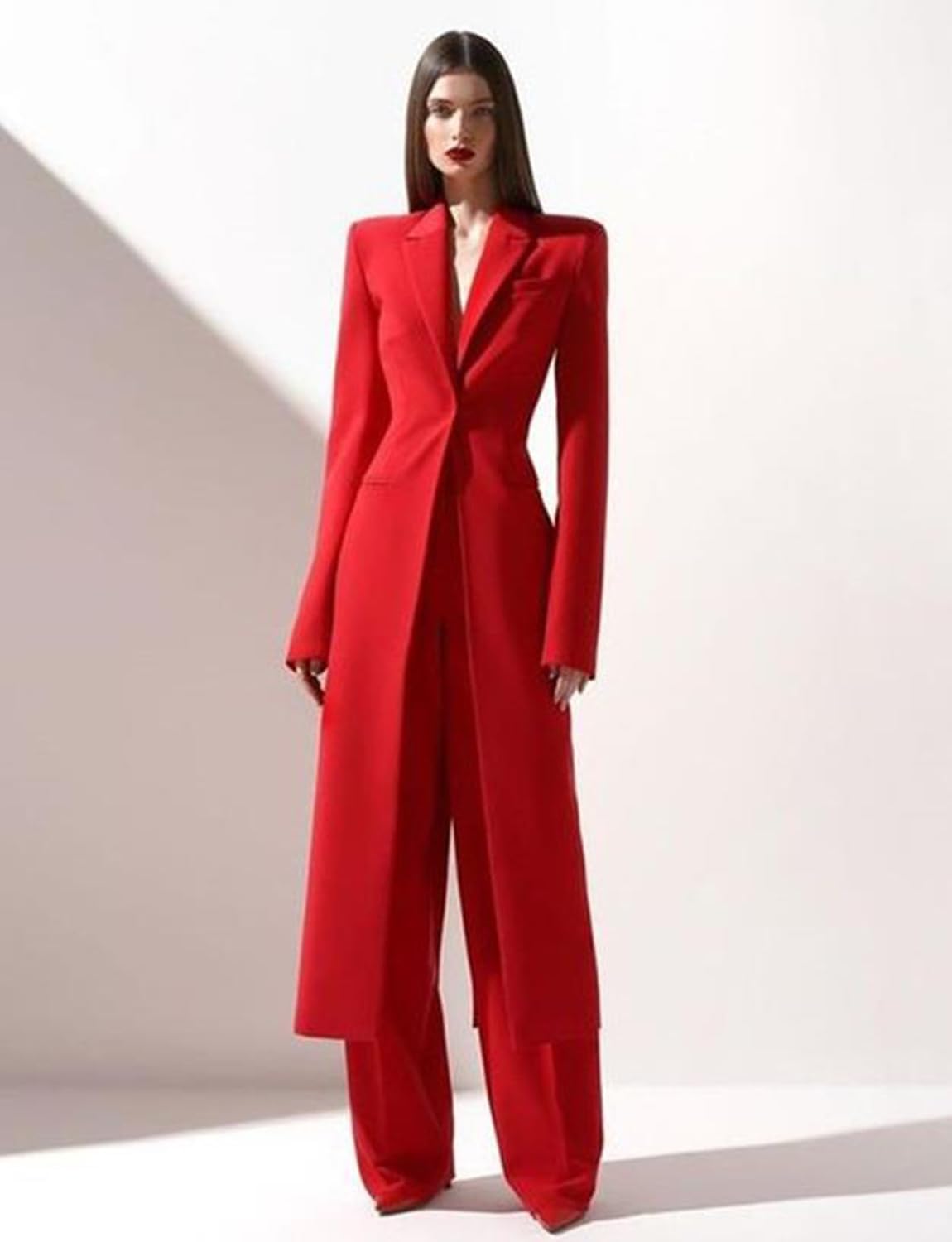 Women's 2-Piece Suit Party Banquet Jacket with Pants for Business Casual Daily