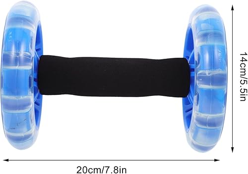 Miniatura 3 de POPETPOP Rodillo de rueda abdominal Rodillo de rueda abdominal, rodillo de ejercicio, equipo de ejercicio de núcleo abdominal para gimnasio en casa