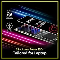 Addlink G55 2TB PCIe 5.0 Gen5 NVMe M.2 SSD - Tot 10.300 MB/s - Gaming, Fotografie, Videobewerking & Design - Interne Solid State Drive (ad2TBG55M2P) – Ansicht 5