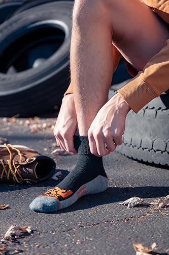 Timberland PRO Work, Quarter, Sorbtek Moisture Control Mens Socks, Arch Support, Cushioned Footbed4