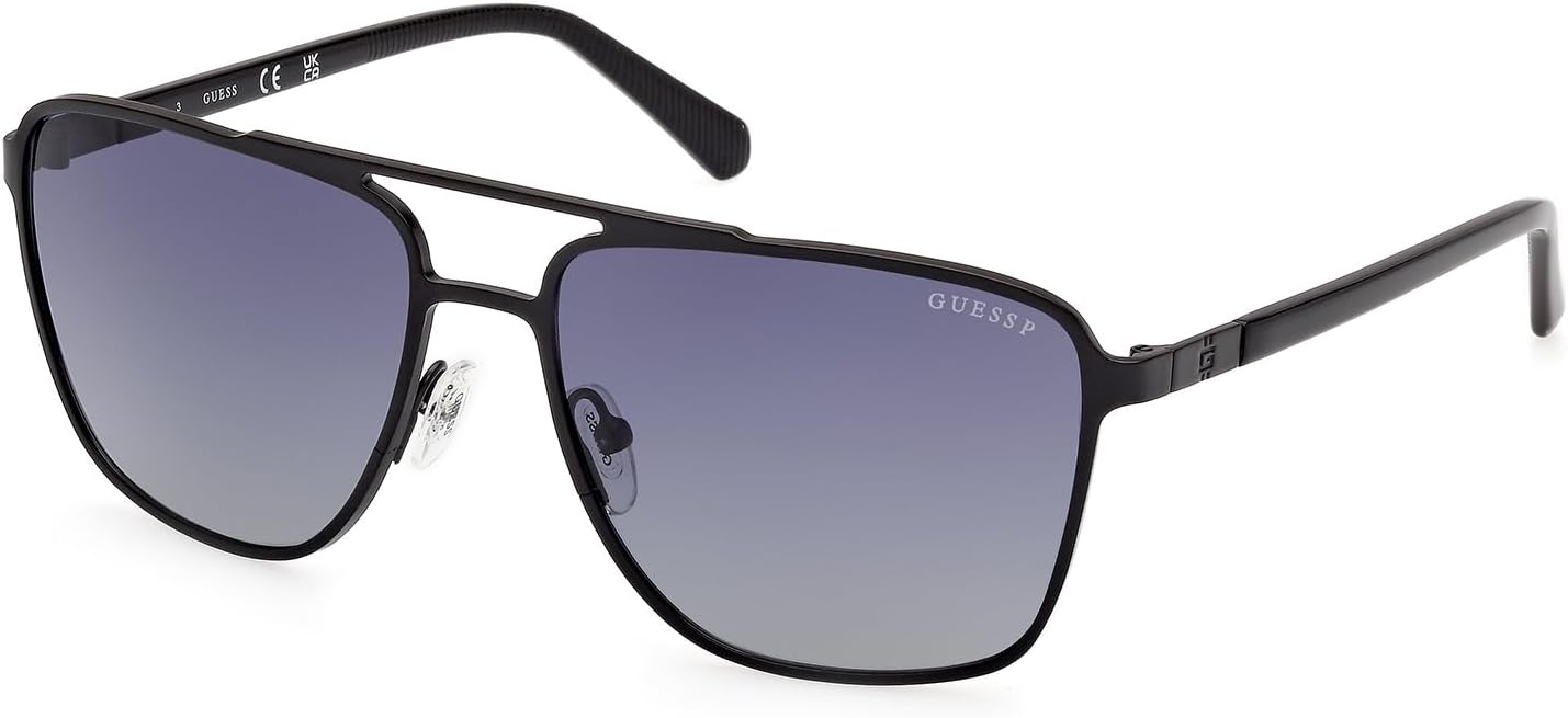 Guess GU00210 02D matte black 60/17/145 MAN Sunglasses