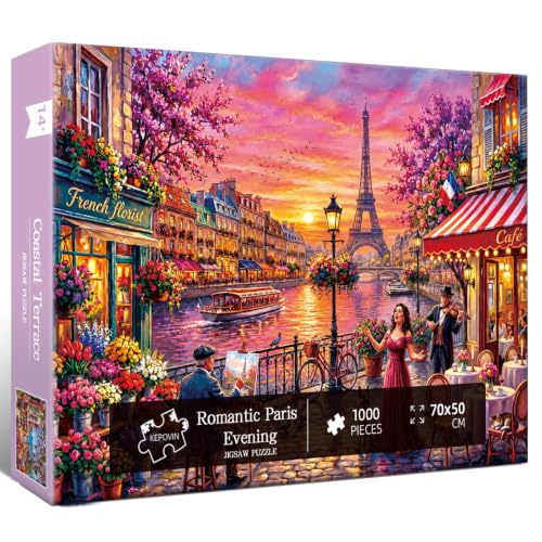 Paris Puzzles for Adults 1000 Pieces by kepovin - Used condition - Image 8