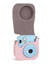 TEKTONIC Blush Pink Instant Camera Case for Fujifilm Instax Mini 11, Mini 12 & Mini 13 | PU Leather Bag with Pocket & Adjustable Shoulder Strap | Shockproof Protective Cover gallery image