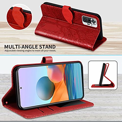 MUTOUREN Hoesje voor Xiaomi Redmi Note 10 Pro/Note 10 Pro Max PU Lederen Case Flip Wallet Cover Magneet Beschermende… - Image 4
