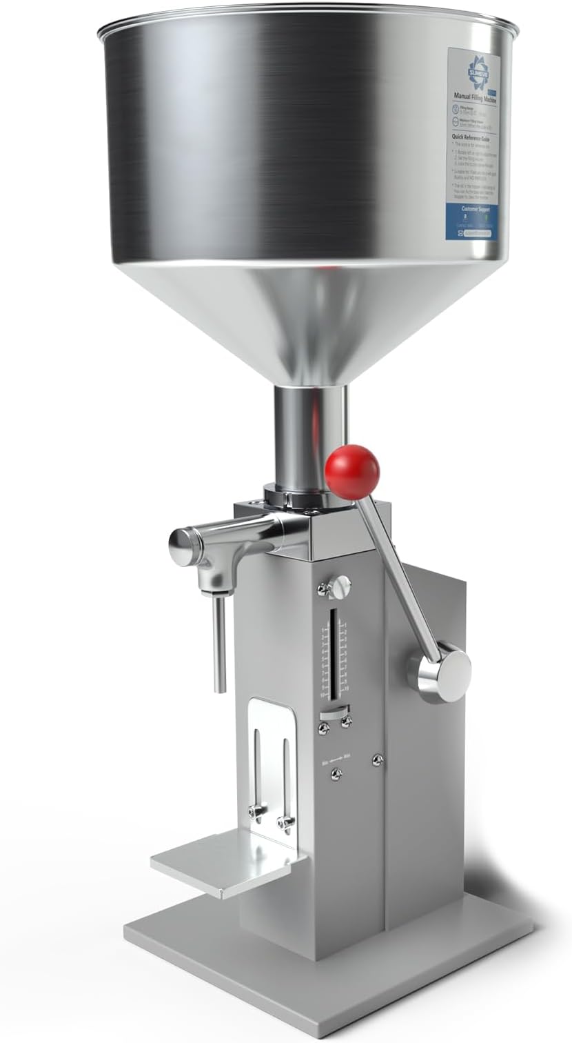 Manual Filling Machine Filling 5-55ml Bottler Filler For Liquid and Paste A03 Pro With CE Certificate
