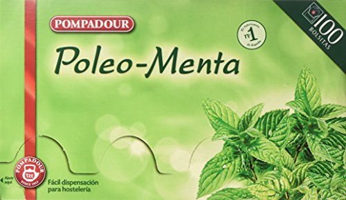 Pompadour Menta - 100 bolsitas - [Pack de 5]