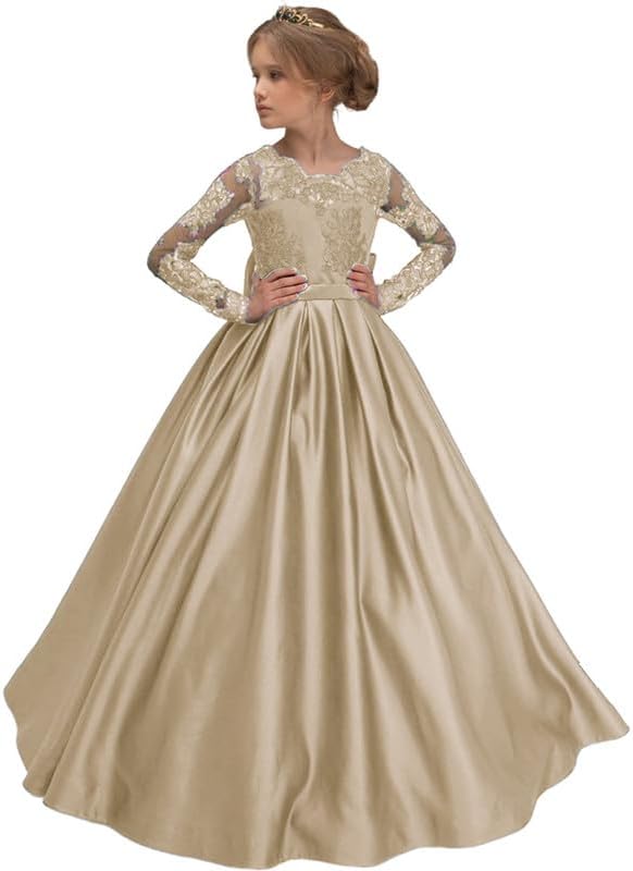 Flower Girl Dress Long Sleeve for Wedding Little Nigeria | Ubuy Flower Girl Dress Long Sleeve for Wedding Little Nigeria | Ubuy