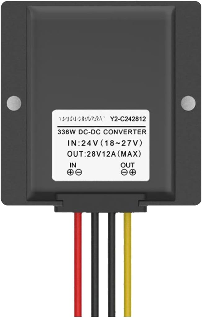 24V to 28V36V48V53V57V60V DC Boost Module Voltage Regulator Power Converter(24V to 36V 5A)