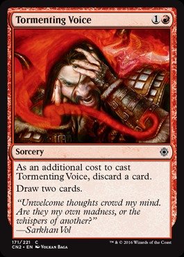 Magic The Gathering - Tormenting Voice (171/221) - Conspiracy 2: Take the Crown