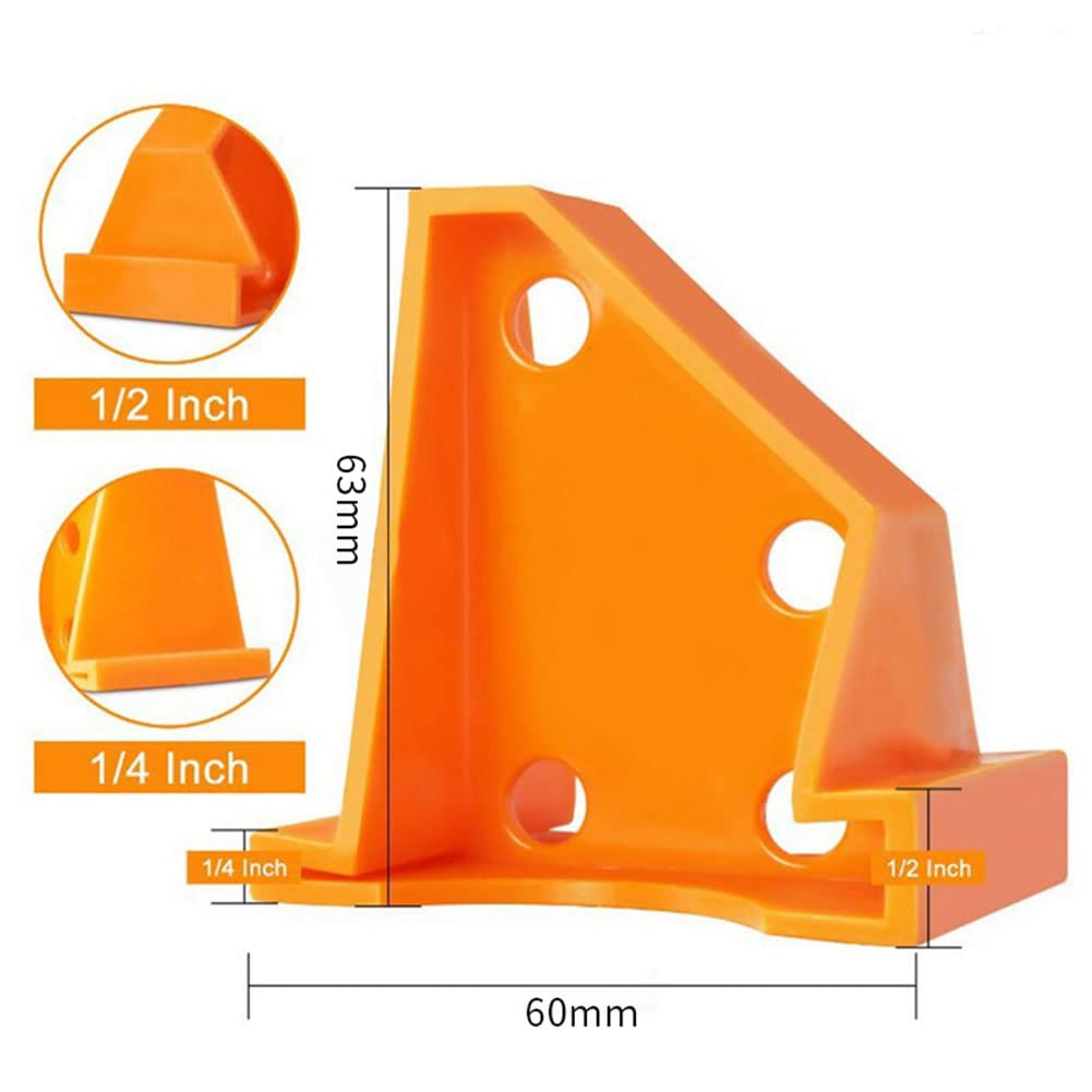 Espaciadores de piso, paquete de 20 herramientas de suelo de madera laminada, espaciadores de suelo con espacio de 1/4 pulgadas y 1/2 pulgadas, compatible con tablones de vinilo, suelo compuesto
