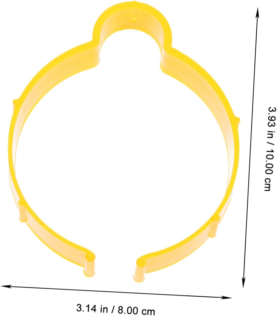 Vinyl Roll Holder Clips for Car Wrap Rolls, Plastic 5Pcs Yellow image 5