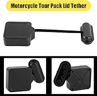 Vista 3 de Qiilu Paquete turístico de motocicleta Tapa Tether Street para Road GLIDE Fit para Touring Ultra Electra FLH/T FLHX FLHR FLHTK 2014-2018 Motocicleta
