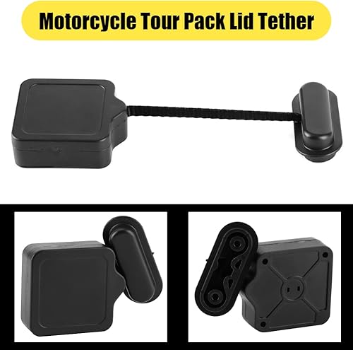 Miniatura 3 de Qiilu Paquete turístico de motocicleta Tapa Tether Street para Road GLIDE Fit para Touring Ultra Electra FLHT FLHX FLHR FLHTK 2014-2018 Motocicleta
