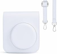 Vista 10 de Rieibi - Estuche para cámara compatible con Fuji Instax Mini 12 - Funda de transporte para cámara instantánea Fujifilm Instax Mini 12 - Funda mini