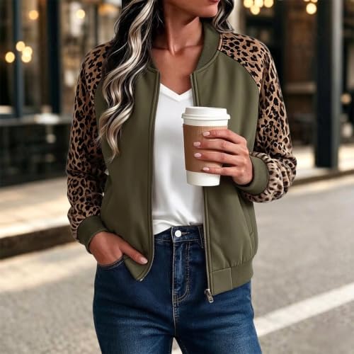 Jackets for Women Trendy Zip Up Coat Lightweight Fall Jackets with Pockets - image 4