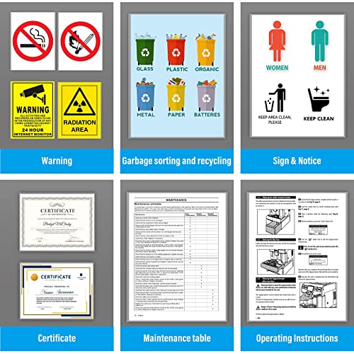 VST Clear Sheet Protectors No Holes 8.5 x 11 in Crystal Clear Page Protectors Heavy Duty Plastic Sleeves, Page Sleeves, Top Loading Paper Protector Acid Free, Letter Size, Dry Erase Pocket