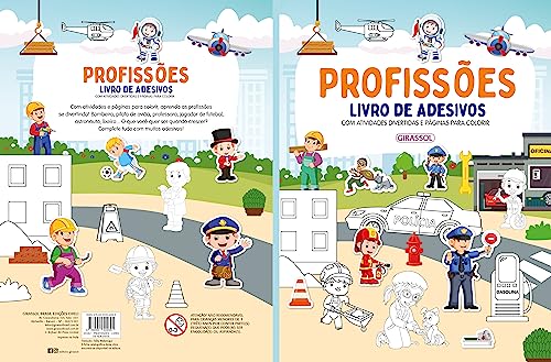 Profissões - Livro de adesivos