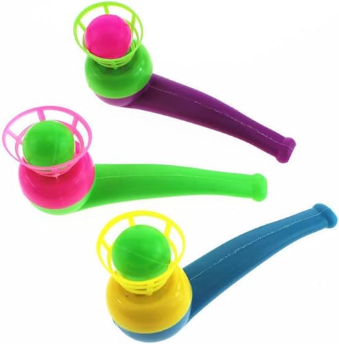 BWESOO 3pcs Random Color Floating Blow Pipe Balls, Floating Blow
