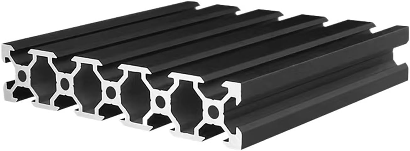 1pc Black 20100 V Groove Aluminum Profile EU Standard 3D Printer Track DIY Frame(100mm)
