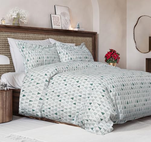Image of Christmas Duvet Cover Cal King Size - 104 x 98, Christmas Tree 3