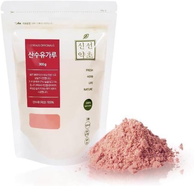 Asiatic Dogwood Cornus Officinalis Powder Natural 100% Korean Herbs Diet Detox Tea 300g(10oz)