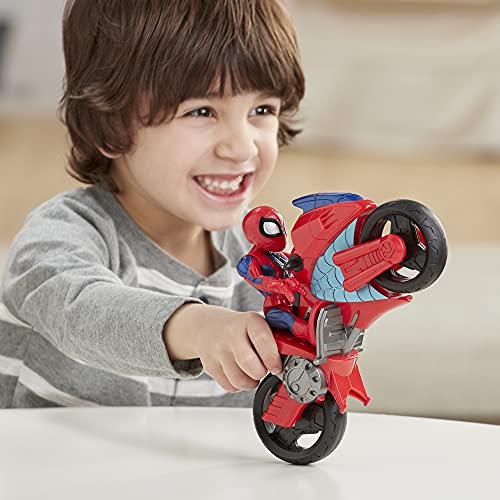Playskool Heroes Sha Mega Mini Motorcycle Spiderman #TOP4
