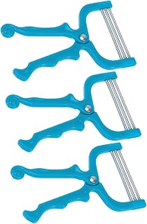 Baluue 6pcs Manual Facial Hair Remover Epilator For Women Waterproof And Gentle Hair Removal For Face And Eyebrow Blue