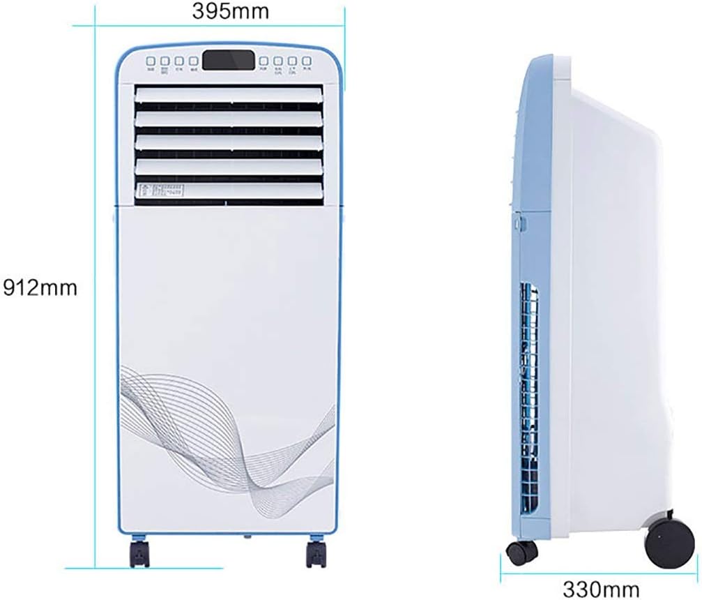 Advanced Mobile Cooling Fan Ultra Thin Double Side Entry Wind 4 Wind Speed 3 Wind Class 100W 8h Timing Large Water Tank Home Air Conditioner White