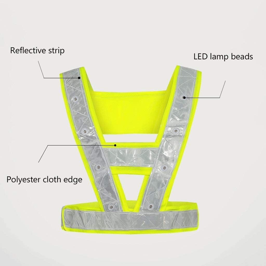 ApuaVireo&Co chalecos alta visibilidad, Traje reflectante de construcción, ropa de trabajo for correr o andar en bicicleta, chaleco reflectante de seguridad.