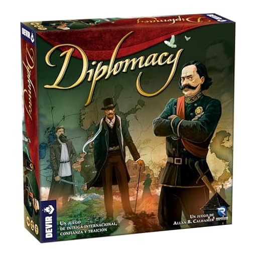 Devir - Diplomacy, Juego de Mesa, Juego de Tablero, Estrategia, Juego de Diplomacia (BGDIPSP) | Ya disponible en tu tienda friki favorita! En mundofriki.es!