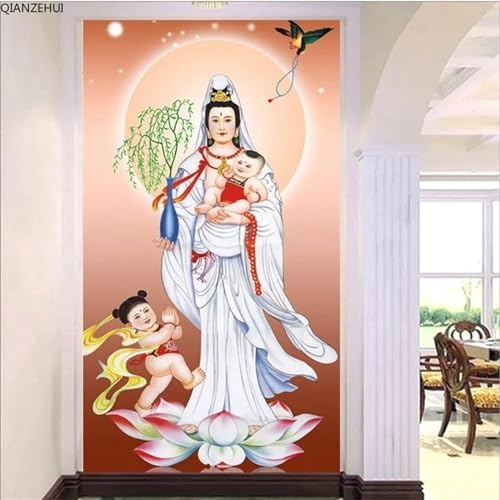 Peinture diamant adulte pour décorer le mur du salon avec une toile 5D XXL