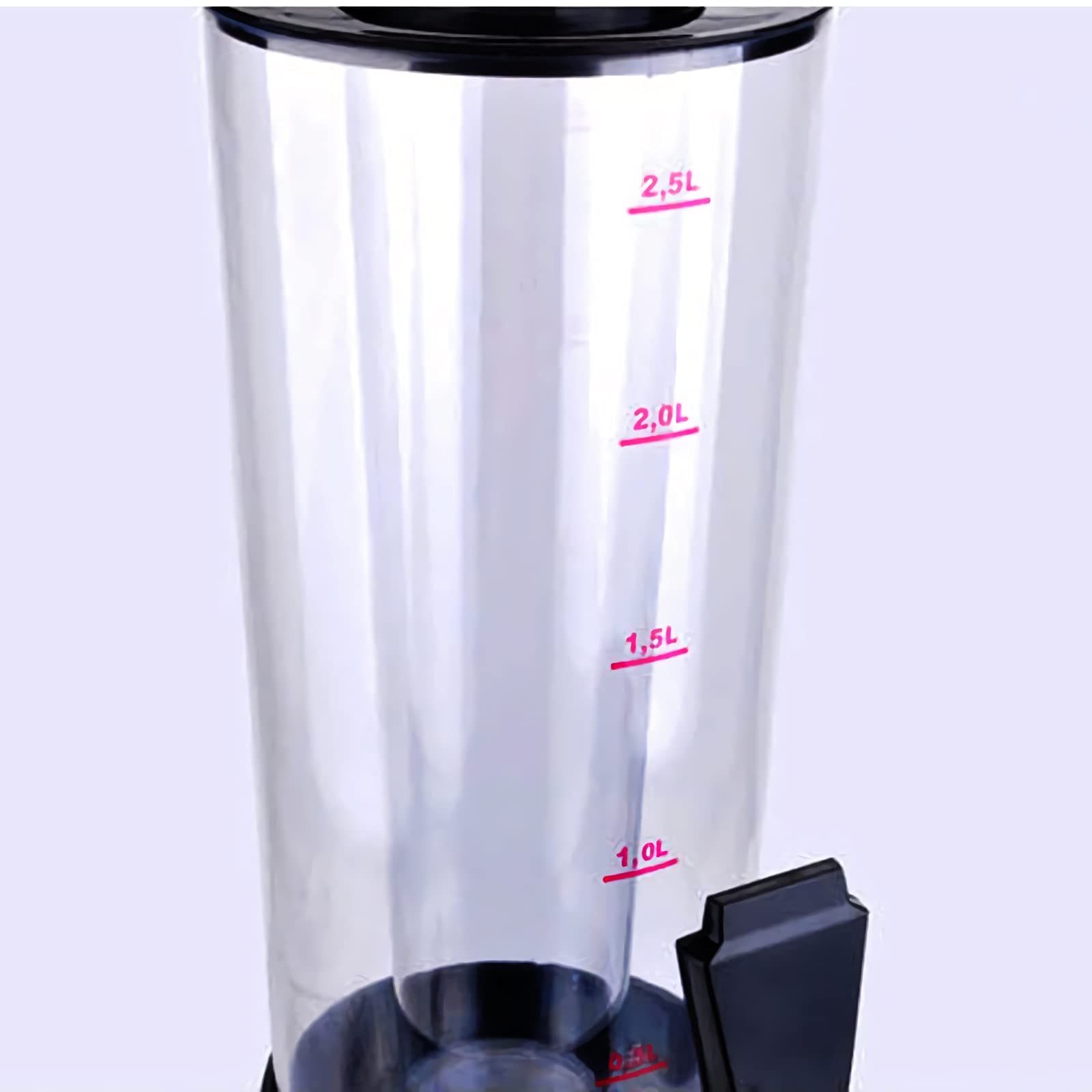 Dozownik do napojów piwa 2,5 l, dozownik do napojów ze światłami LED, kranem i wyjmowaną rurką do lodu, pojemność do 3,8 l dozownik piwa do domu