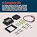 True Mods Waterproof Ground Power Distribution Terminal Block Battery Bus Bar [Max. 300V AC/48V DC] [IP65] [Positive/Negative] Insulated Busbar Box for 12V Auto Vehicle Marine Car RV Boat UTV ATV