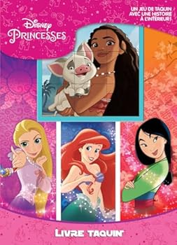 Hardcover Disney Princesses : Livre Taquin [French] Book
