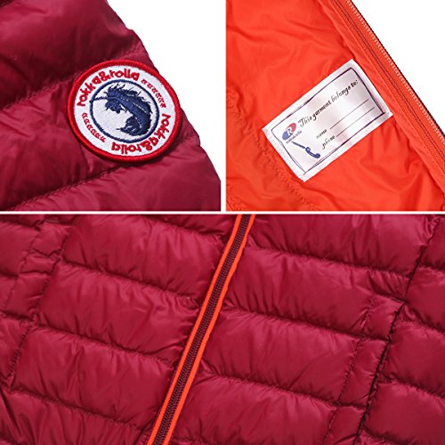 Rokka&Rolla Boys' Ultra Lightweight Packable Down Puffer Jacket Coat #TOP4