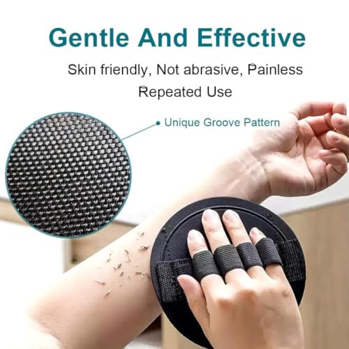 Guante exfoliante corporal sin dolor: disco reutilizable con correa de mano 6