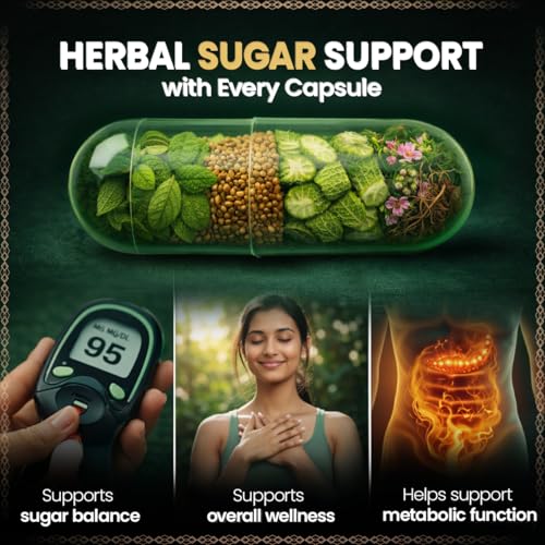 Image of Sheopal's Diabdex Capsules | Helps to Regulate Blood Sugar Level | Diabetic and Pre-Diabetic Care | Herbal Blend with Gudmar, Karela, Methi & Giloy + 8 Ayurvedic Herbs - 60 Capsules