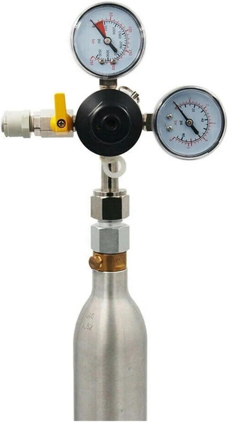 co2 regulator, CO2 Cylinder Soda Water For Aquarium Fish Homebrew Beer Corny Keg Co2 Accessories TR21-4 To W21.8-14 Convert Adapter,for kegerator