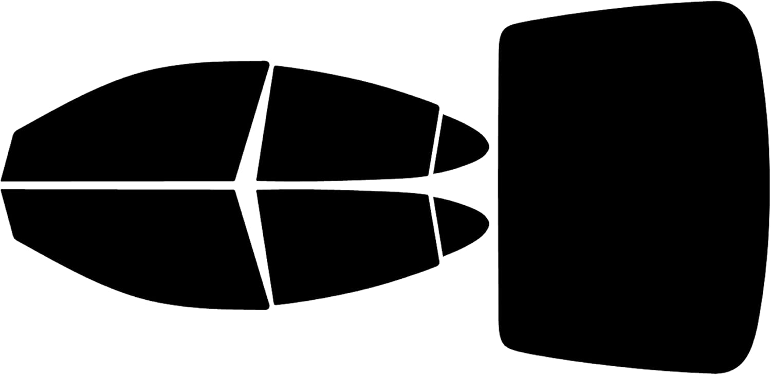 True Line Automotive Precut Car Window Tint Compatible with Pontiac Grand Prix Sedan 2004-2008 - 20% All Side and Back Windows - Window Tint Film - Pre Cut Window Tint for Car Windows - Tint Kit