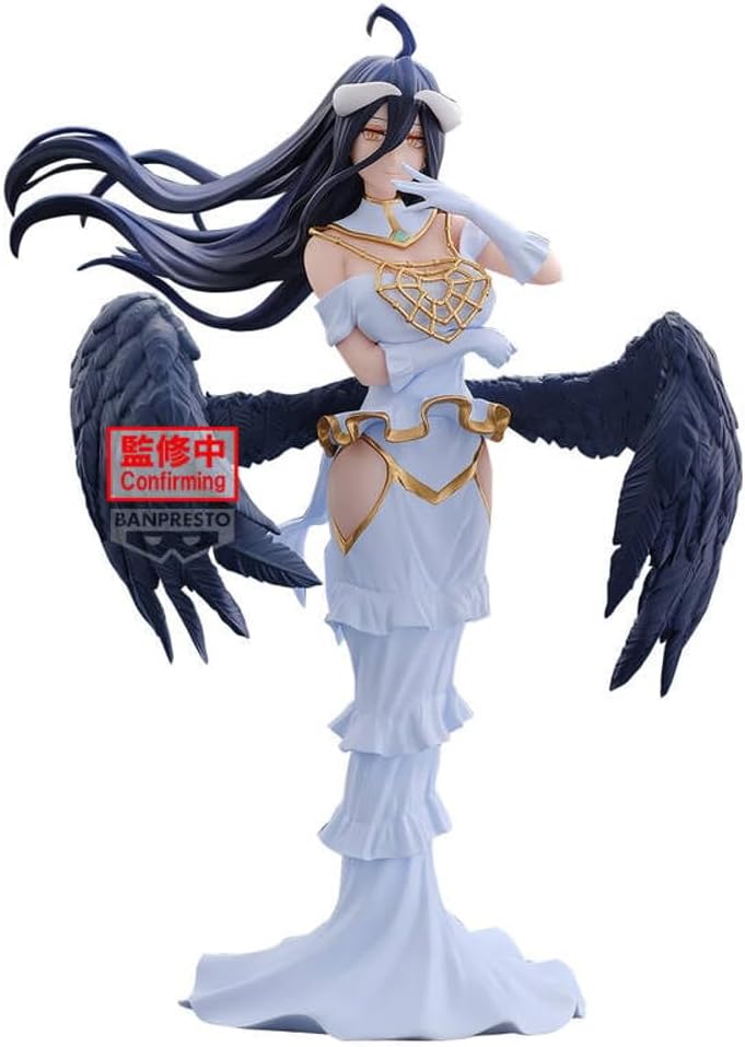BANPRESTO Albedo Overlord Action Figure, 20 cm, BP28799P Multicolor, Collectible Figure, Optimal for Anime Fans