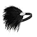 Produktbild BABEYOND 1920s Flapper Stirnband mit Feder Damen Great Gatsby Haarband Retro 20er Art Deco Tanzball Kopfschmuck (Schwarz)