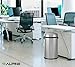 Alpine 17-Gallon Stainless Steel Swing Top Trash Can – Commercial Grade Round Garbage Bin with Odor Control Lid, Brushed Finish, Large Capacity for Home, Office & High-Traffic Areas