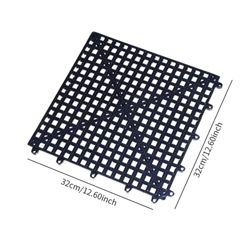 Dalles de sol emboîtables noires pour aménager votre terrasse - 3
