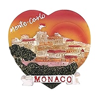 3D Monaco Fridge Magnet - Resin Handmade Souvenir Gift For Travel Memories & Kitchen Decor
