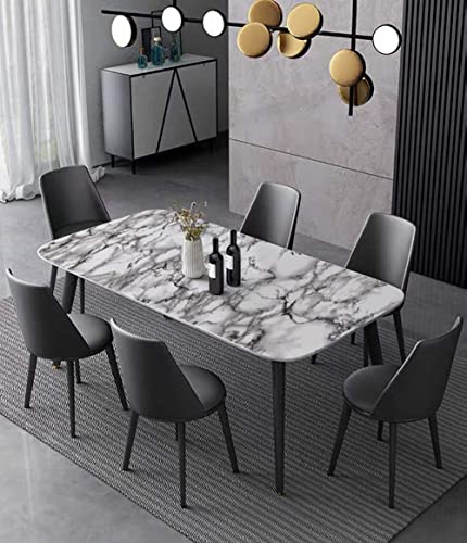 Image of Yancorp White and Black Contact Paper Removable Countertops Black and White Marble Wallpaper Self-Adhesive Peel and Stick Backsplash Vinyl Kitchen(White Black, 11.8 inchx120 inch)