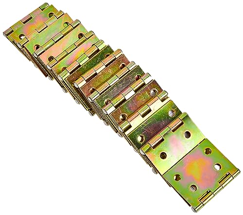 Preisvergleich Produktbild Alberts 346485 Scharnier / breit / galvanisch gelb verzinkt / 50 x 74 mm
