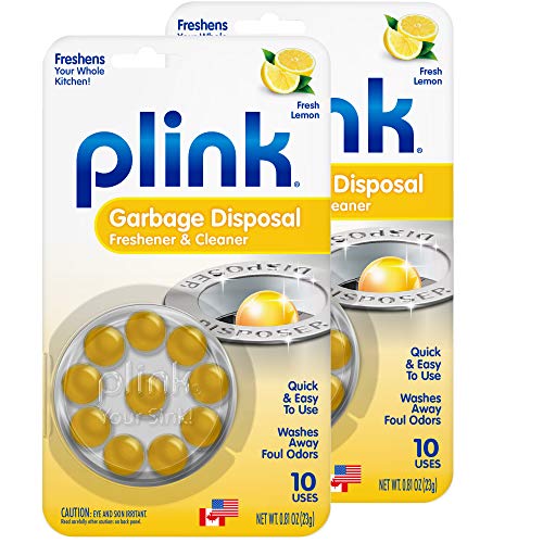 dishwasher cleaner lemon - Plink 9010AMZ Garbage Disposer Cleaner and Deodorizer, 20 Count, Lemon