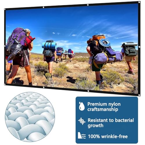 Pantalla portátil de proyector plegable 120 pulgadas 16:9 HD miniatura 4