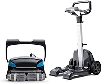 Vista 10 de Dolphin Nautilus CC Plus Wi-Fi - Aspiradora robótica automática para piscina, siempre limpia, nunca se carga, con cepillo para escalar la pared