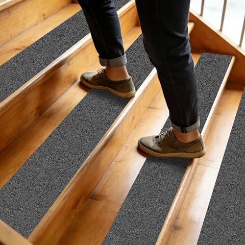 Image of 8 inch x 35' Heavy Duty Anti Slip Safety Tape, Waterproof High Traction Non Slip Tape for Stairs, Floors, Pool Decks, Ramps, Garage, Indoor Outdoor Use